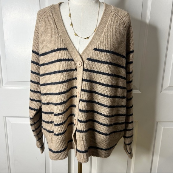 THREAD & SUPPLY
Annie Stripe Cardigan (size 2X) - Picture 5 of 10